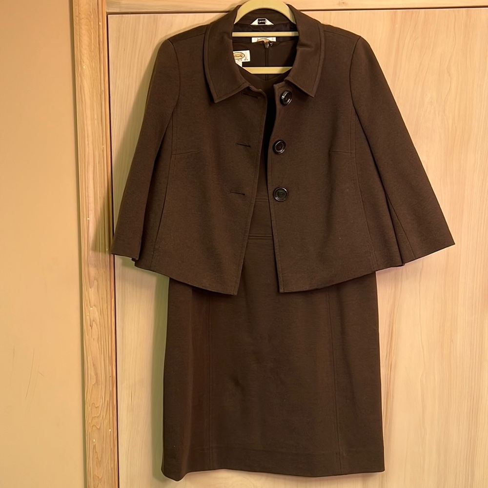 Talbots Brown Dress and Jacket